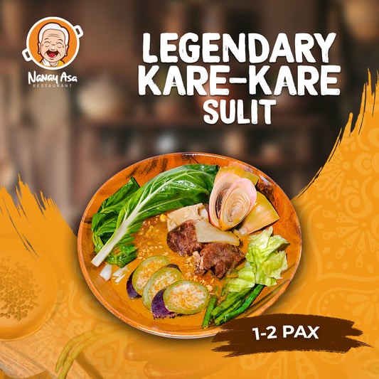 Legendary Beef Kare-Kare = Sulit Tub (Good for 1-2 Pax)