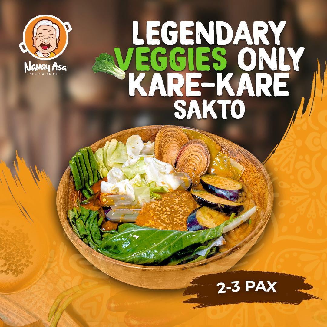 Legendary VEGGIES ONLY Kare-Kare = Sakto Tub (Good for 2-3 Pax)
